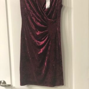 Black Label Dresses - Burgundy above the knee dress Black Label Dresses - Burgundy above the knee dress